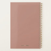 Business Planner 2023 Blush Roos Gold Typografie (Achterkant)