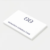 Business Post-it Notes met Logo (Schuin)