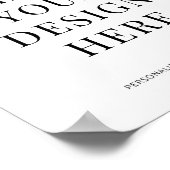 Business Poster Printing Custom Design 8x10" Print (Hoek)