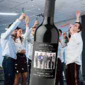 Business Powered on Wine en uw verwijzingen Wijn Etiket