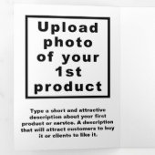 Business Products White-drievoudige Kaart (Binnenzijde eerst)