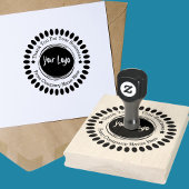 Business Professional Logo Dank u Rubber Stamp Rubberstempel