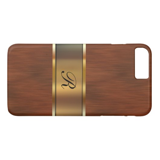 Business Professional Monogram Case-Mate iPhone Case (Achterkant (Horizontaal))