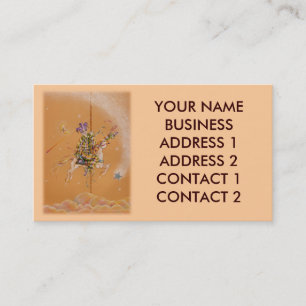 Business Profile Card, Carousel Jester Visitekaartje