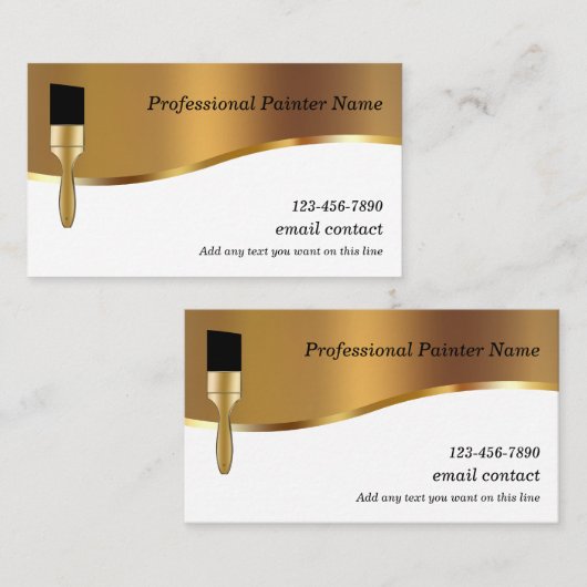 Business Profile Cards met dubbelzijdige verf voor Visitekaartje (Voorkant / Achterkant)