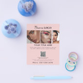 Business Promotion Beauty Hair Nail Makeup Salon Flyer (Enkel)