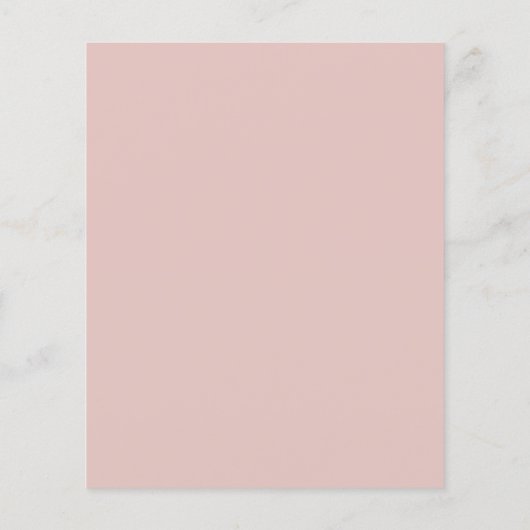 Business Promotional Beauty Mode Model Script Flyer (Achterkant)