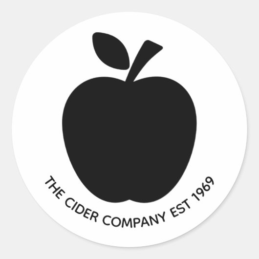 Business Promotional Stickers - The Cider Company (Voorkant)