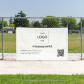 Business QR Code Advertising White Spandoek (Insitu)