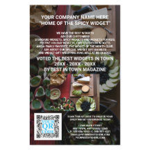 Business QR Code Dark Photo Custom Marketing