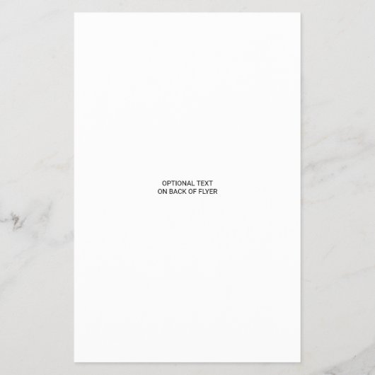 Business QR Code Dark Photo Custom Marketing Flyer (Achterkant)