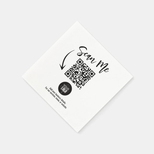 Business QR Code Scan Me Custom Servet (Hoek)