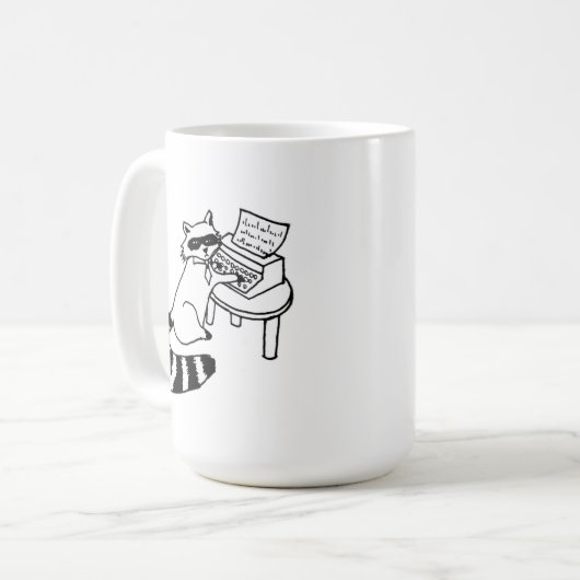 Business Racoon Mok (Voorkant links)