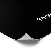 Business Re-Opening snel zwart Poster (Hoek)