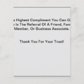 Business Real Estate Open House Flyer (Achterkant)