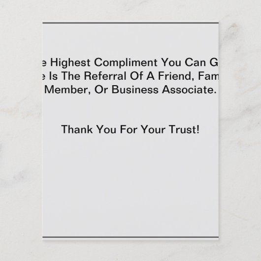 Business Real Estate Open House Flyer (Achterkant)