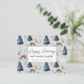 Business Real Estate Prettige feestdagen Classy Gr (Staand voorkant)