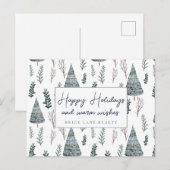 Business Real Estate Prettige feestdagen Classy Gr (Voorkant / Achterkant)