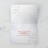 business recovery in oude auto met vakantieboom feestdagen kaart (Binnen)