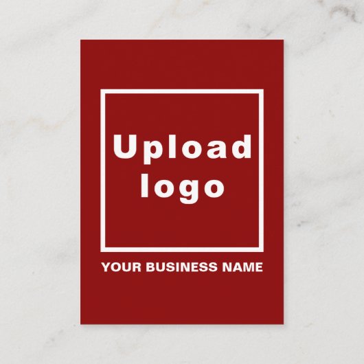 Business Red Enclosure Kaart (Achterkant)