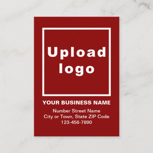 Business Red Enclosure Kaart (Voorkant)