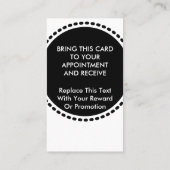 Business Referral Kaart Sjabloon (Achterkant)