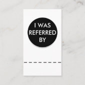 Business Referral Kaart Sjabloon (Voorkant)
