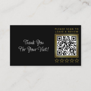 Business Review Custom QR Code Link Logo Visitekaartje