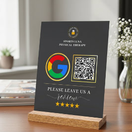 Business Review Sign - Aangepaste QR-code met Logo Acryl Bord