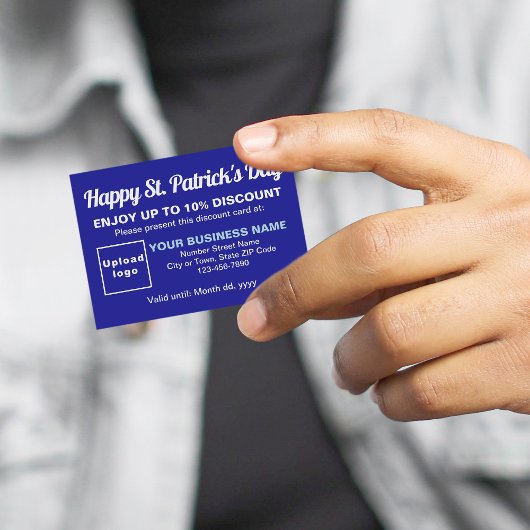 Business Saint Patrick Blue Korting Kaart