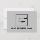 Business Saint Patrick Kleine Grijze Platte Kaart (Achterkant)