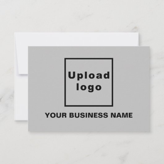 Business Saint Patrick Kleine Grijze Platte Kaart (Achterkant)