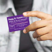 Business Saint Patrick Paarse korting Kaart