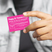 Business Saint Patrick Pink Korting Kaart