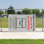 Business Saint Patrick Sale op grijze banner (Insitu)