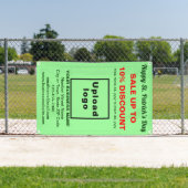 Business Saint Patrick Sale op lichtgroene banner (Insitu)