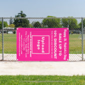 Business Saint Patrick Sale op roze banner (Insitu)