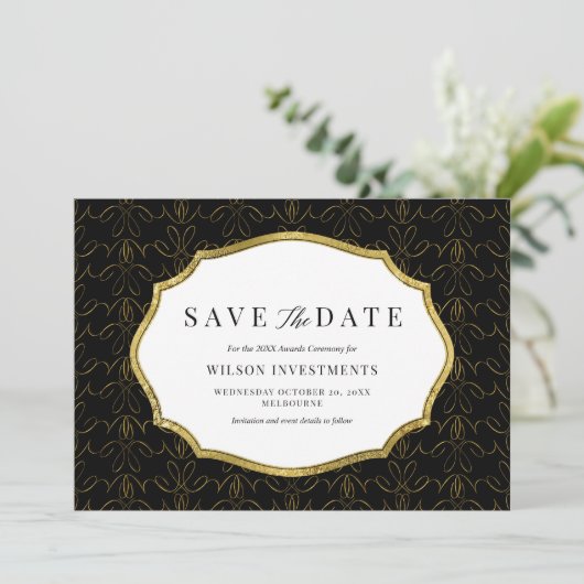 Business Save the Date Kaart (Staand voorkant)