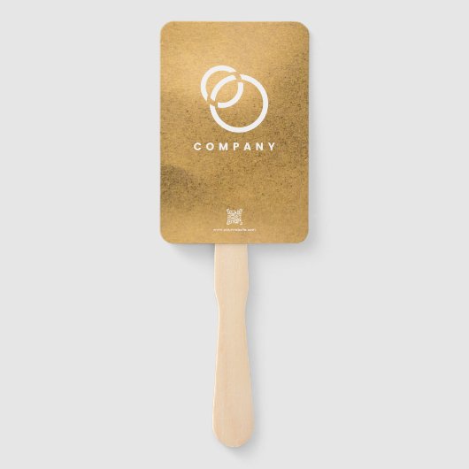 Business Scan me QR Code Website Modern Simple Handwaaier (Achterkant)