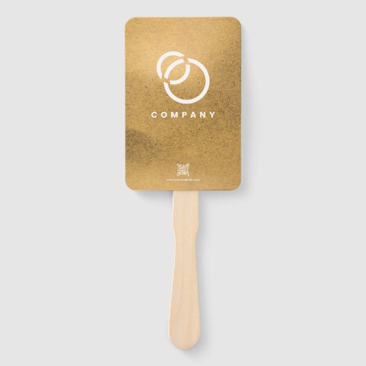 Business Scan me QR Code Website Modern Simple Handwaaier (Voorkant)