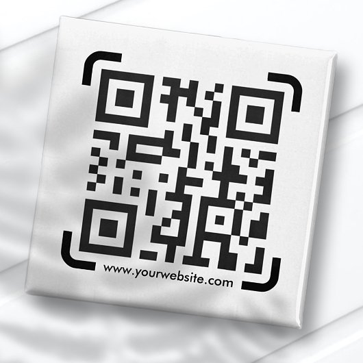 Business Scan me QR Code Website Modern Simple Magneet