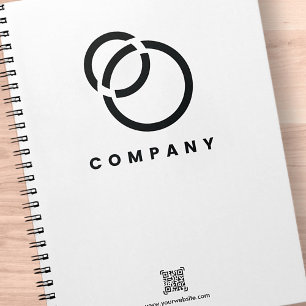 Business Scan me QR Code Website Modern Simple Notitieboek