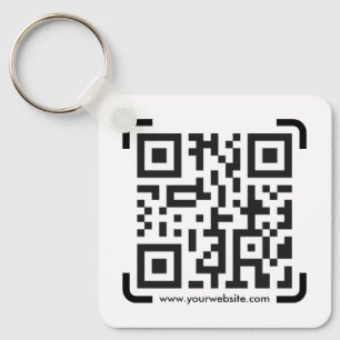 Business Scan me QR Code Website Modern Simple Sleutelhanger