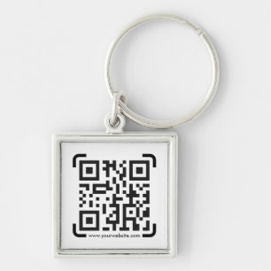 Business Scan me QR Code Website Modern Simple Sleutelhanger
