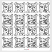 Business Scan me QR Code Website Modern Simple Sticker (Vel)