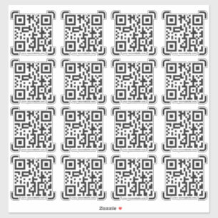 Business Scan me QR Code Website Modern Simple Sticker