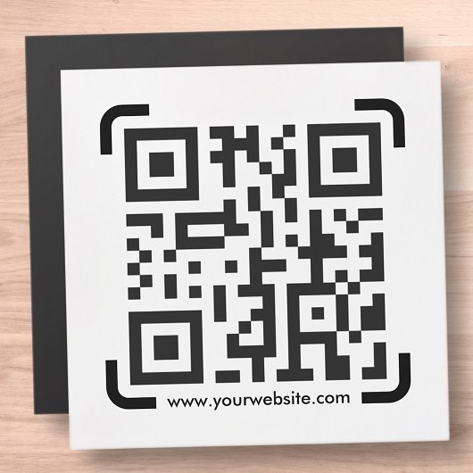 Business Scan me QR Code Website Moderne Kaart