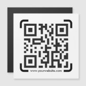 Business Scan me QR Code Website Moderne Kaart (Voorkant / Achterkant)