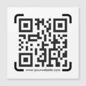 Business Scan me QR Code Website Moderne Kaart (Voorkant)