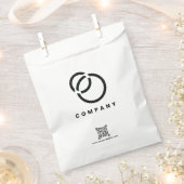 Business Scan QR Code Website Moderne Eenvoudige L Bedankzakje (Geknipt)